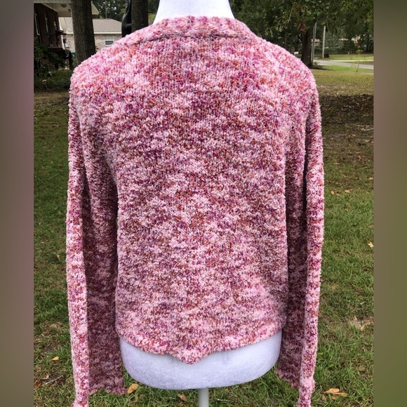 Pink Crop Sweater Cardigan from Eyeshadow Size XL - Picture 3 of 7